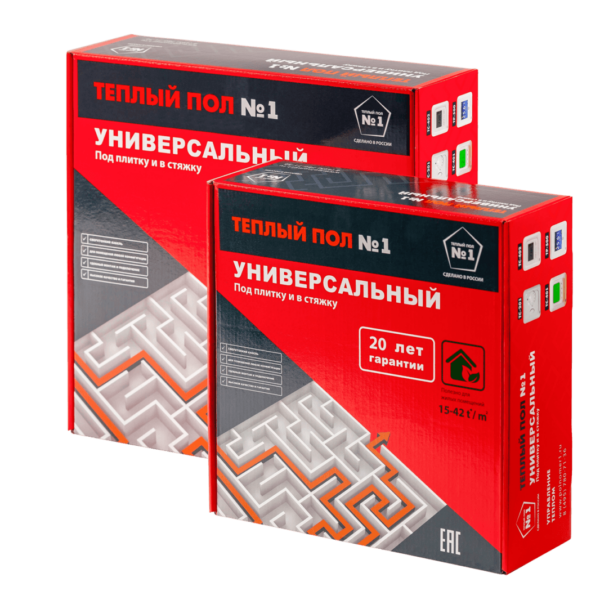 Универсальная двужильная нагревательная секция «Теплый пол №1» (СТСП)